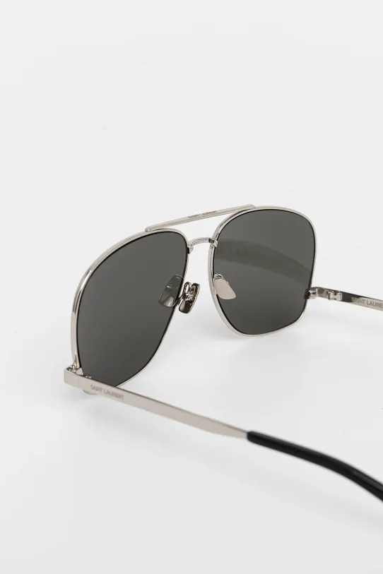 Saint Laurent okulary przeciwsłoneczne LEON szary SL.653.LEON