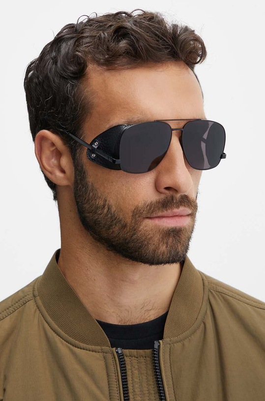Slnečné okuliare Saint Laurent LEON hladký čierna SL.653.LEON