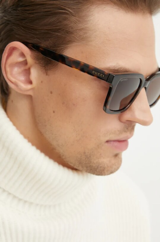 Gucci okulary przeciwsłoneczne GG1582SK brązowy