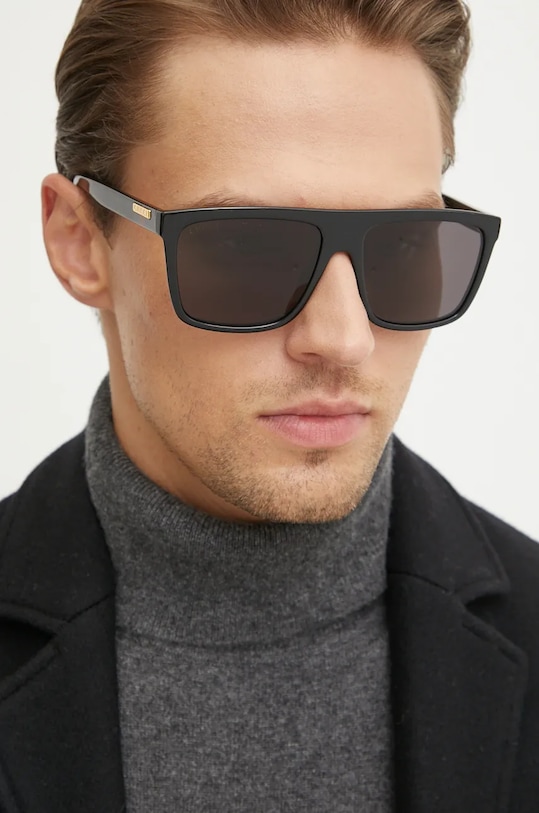 Slnečné okuliare Gucci jednofarebné čierna GG0748S