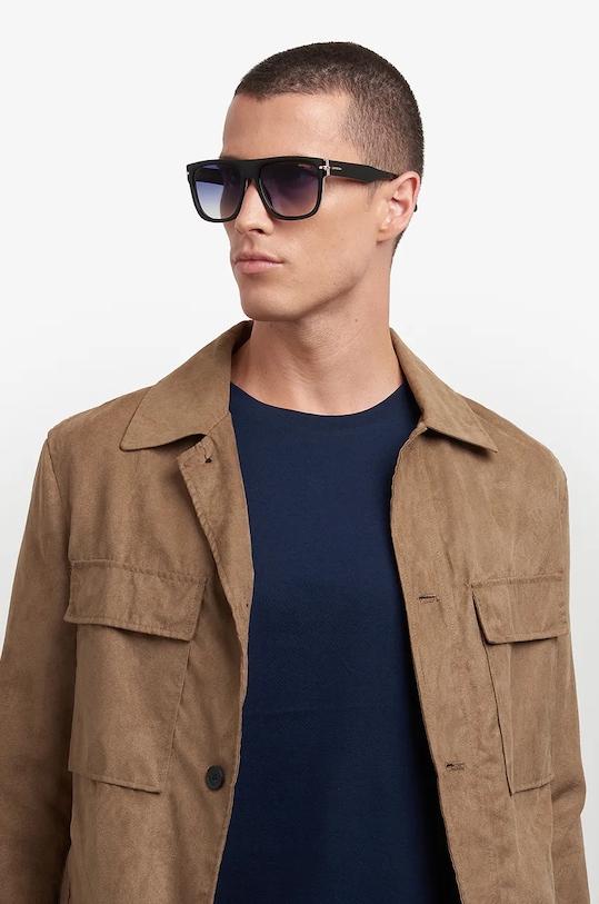 Carrera okulary przeciwsłoneczne jednolita czarny CARRERA.340/S