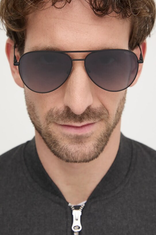 HUGO ochelari de soare HG.1318/S negru AA00