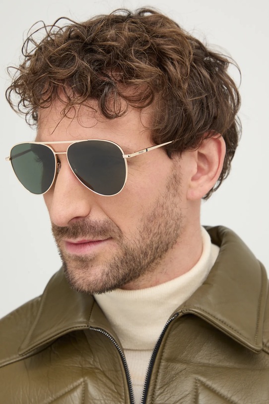 Слънчеви очила HUGO авиатор злато HG.1318/S