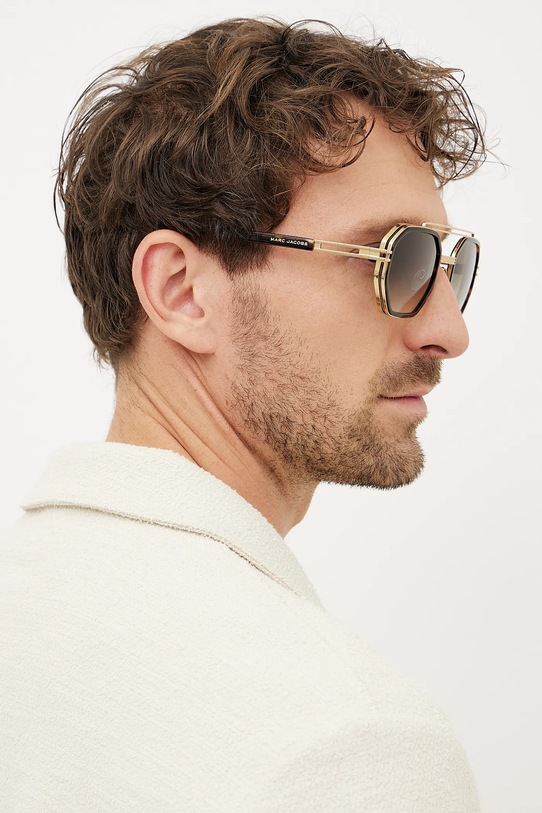 Marc Jacobs okulary przeciwsłoneczne pilotki złoty MARC.782/S