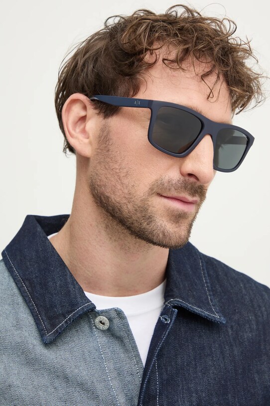 Armani Exchange ochelari de soare uniforme bleumarin 0AX4149SU