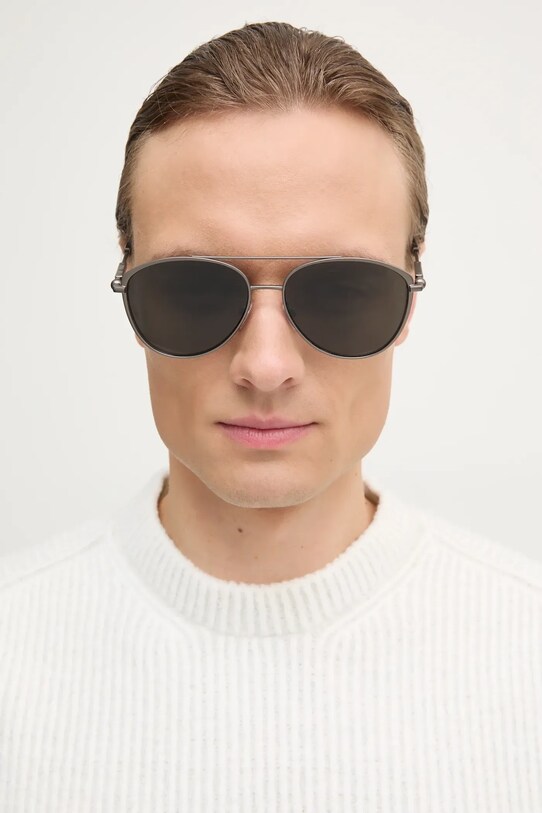 Burberry ochelari de soare uniforme gri 0BE3157