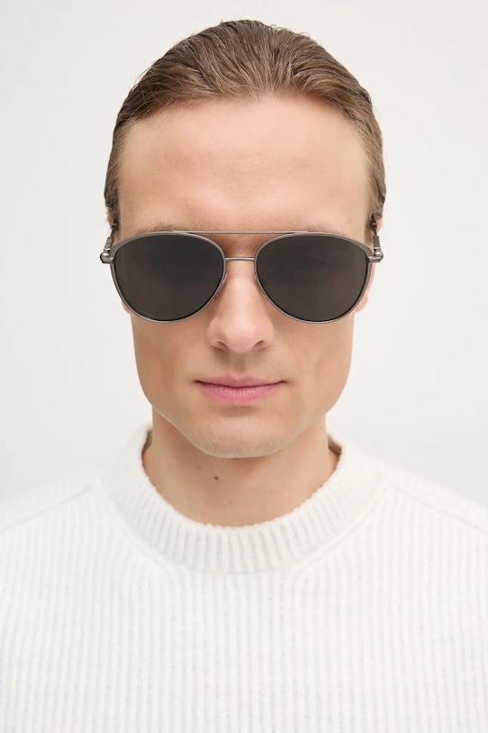 Burberry ochelari de soare uniforme gri 0BE3157