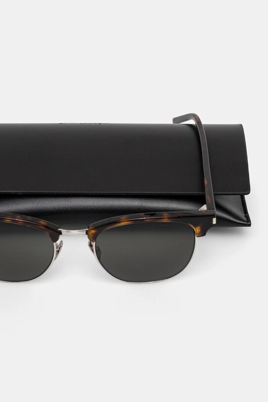 Saint Laurent okulary przeciwsłoneczne SL.108 brązowy