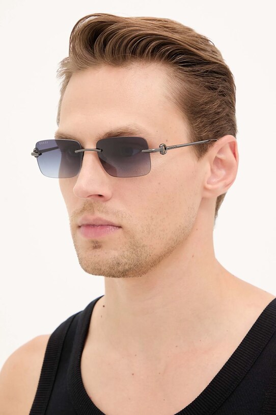 Gucci ochelari de soare transparent gri GG1703S