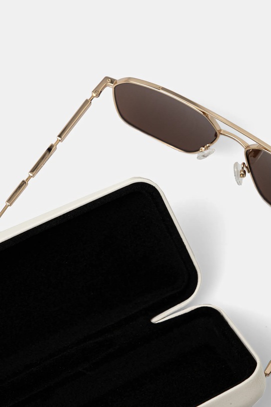 Alexander McQueen occhiali da sole oro AM0477S