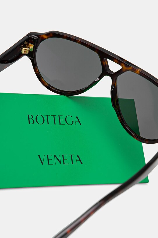 Bottega Veneta okulary przeciwsłoneczne BV1318S brązowy