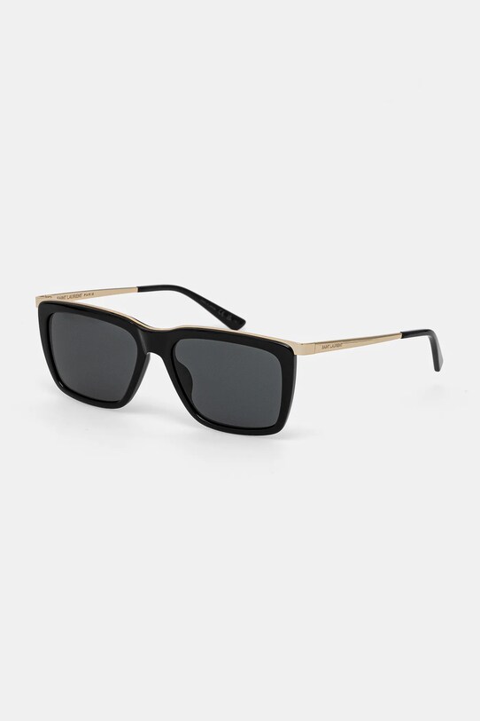 Saint Laurent occhiali da sole a tinta unita nero SL.765