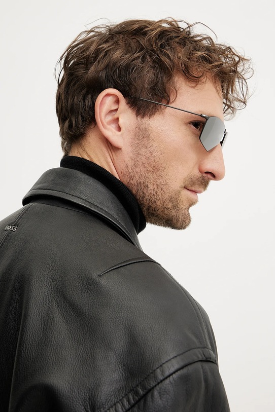 Balenciaga ochelari de soare BB0413S argintiu