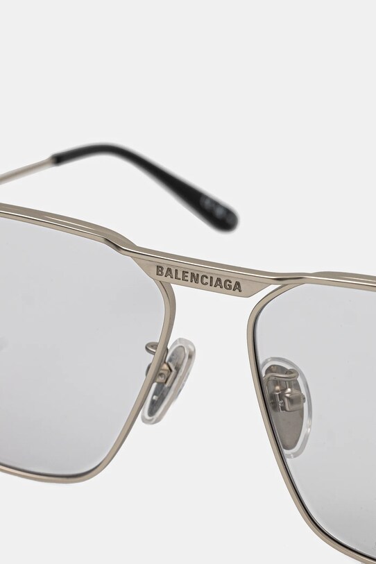 Doplňky Sluneční brýle Balenciaga BB0418SK stříbrná