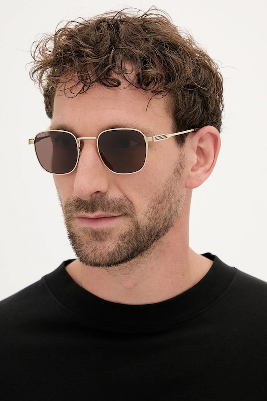 Sluneční brýle Gucci jednotná zlatá GG1876S