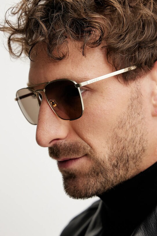 Gucci okulary przeciwsłoneczne GG1881S złoty