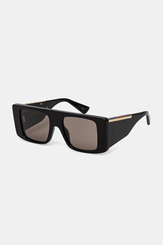 Γυαλιά ηλίου Gucci λεία με λεπτομέρεια μαύρο GG1888S