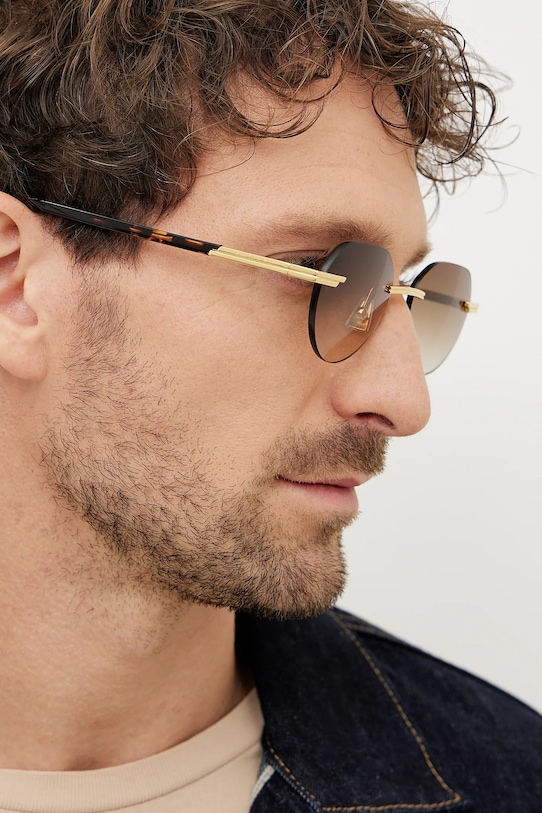 Bottega Veneta ochelari de soare BV1379S aur