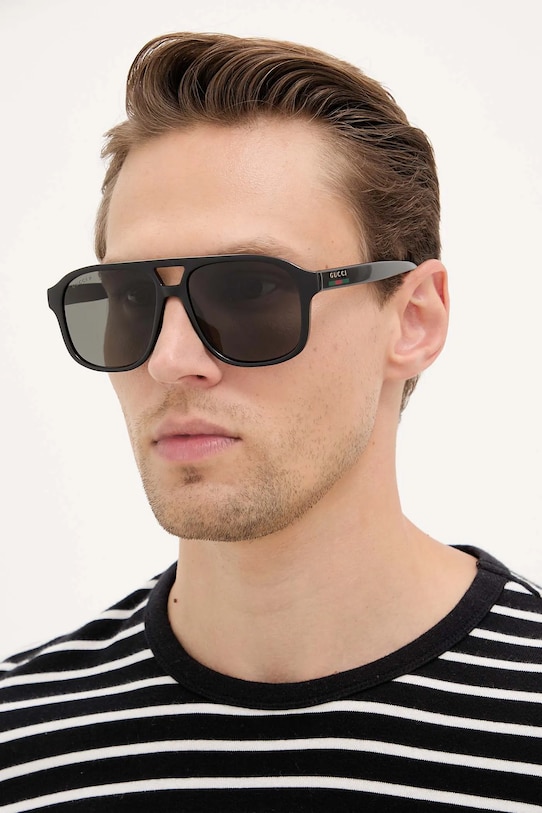 Gucci ochelari de soare uniforme negru GG1856S