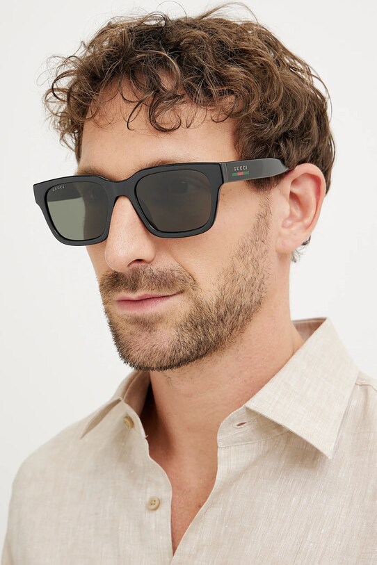 Sunčane naočale Gucci pravokutne crna GG1857S