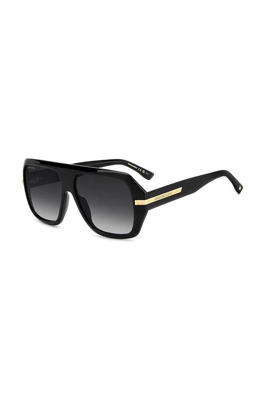 Очки DSQUARED2 однотонная с деталью чёрный D2.0160/S