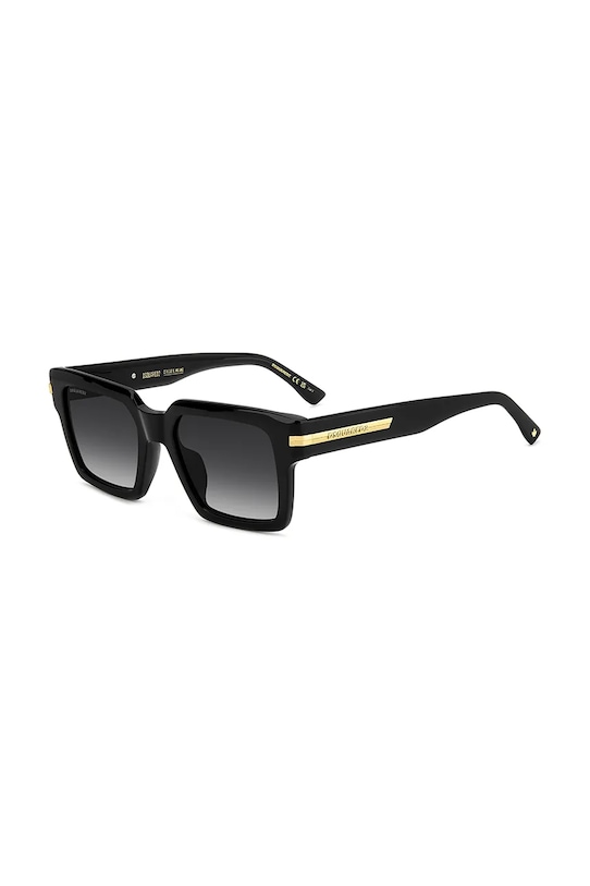 DSQUARED2 szemüveg négyszögletes fekete D2.0161/G/S