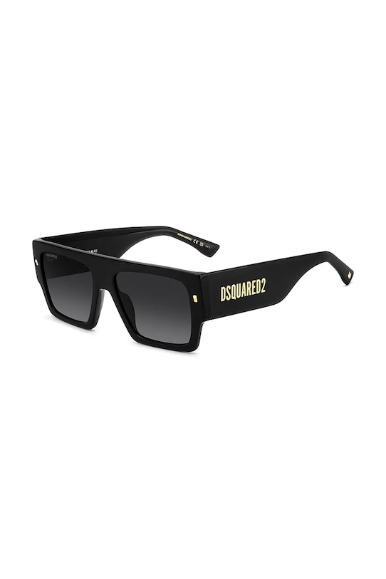 DSQUARED2 okulary prostokątne czarny D2.0165/S