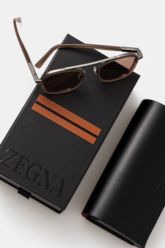 Zegna ochelari de soare EZ0231.5145E argintiu
