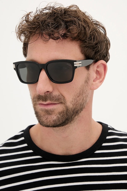 Zegna okulary przeciwsłoneczne prostokątne czarny EZ0237.5501A