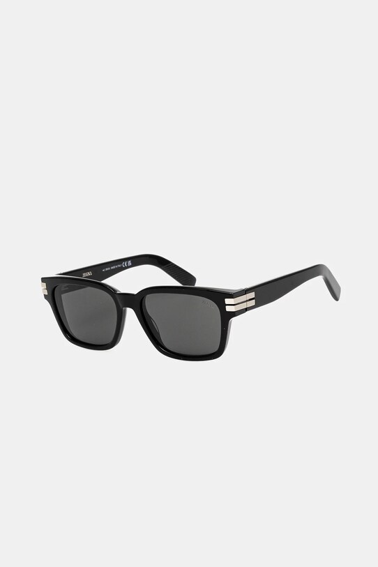 Zegna ochelari de soare dreptunghiular negru EZ0237.5501A