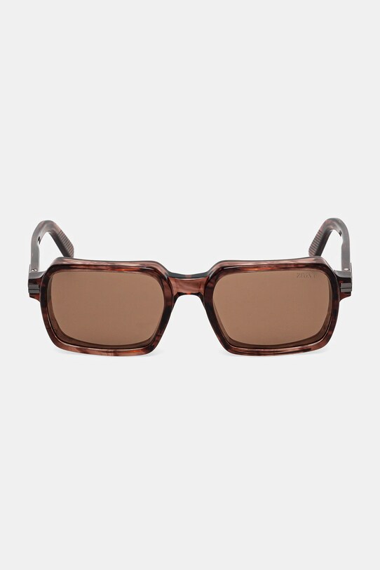 Slnečné okuliare Zegna EZ0254.5571E hnedá AA00