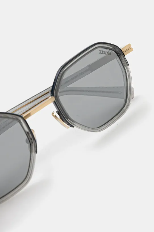 Akcesoria Zegna okulary przeciwsłoneczne EZ0259.5093C szary