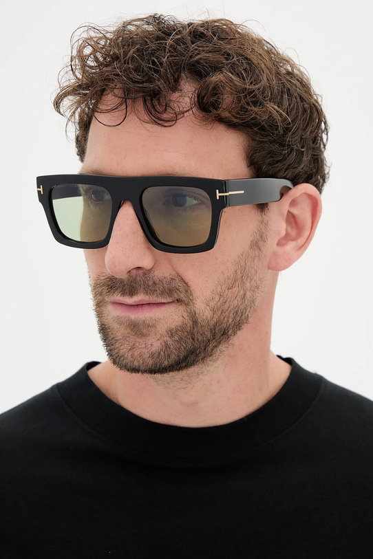 Tom Ford okulary przeciwsłoneczne Fausto nie czarny FT0711.5301N