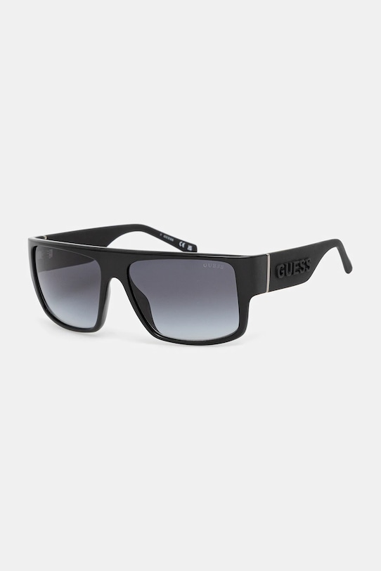 Guess okulary przeciwsłoneczne prostokątne czarny GU00165.5901B