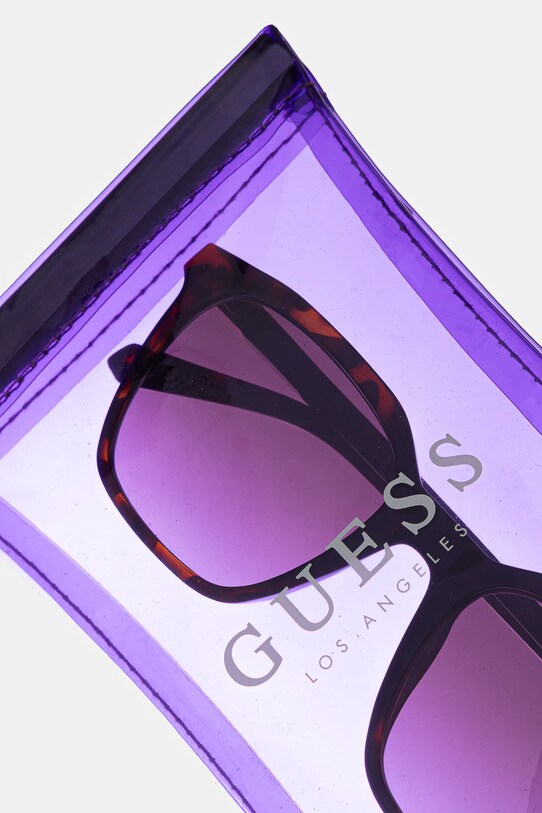 Guess okulary przeciwsłoneczne GU00170.5352F bordowy