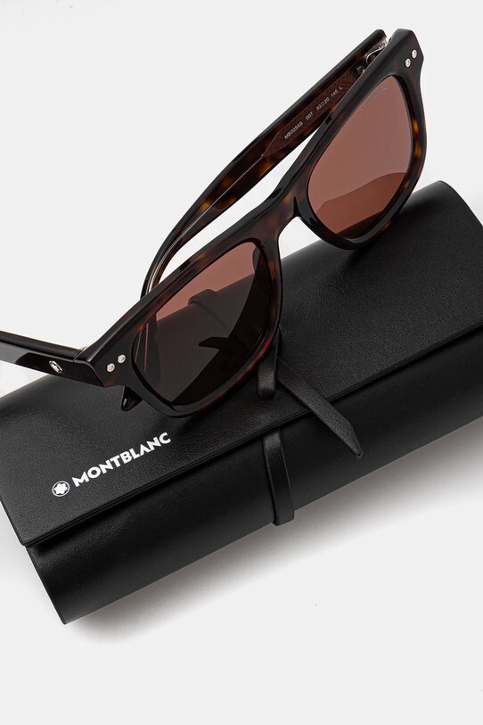 Akcesoria Montblanc okulary MB0254S bordowy