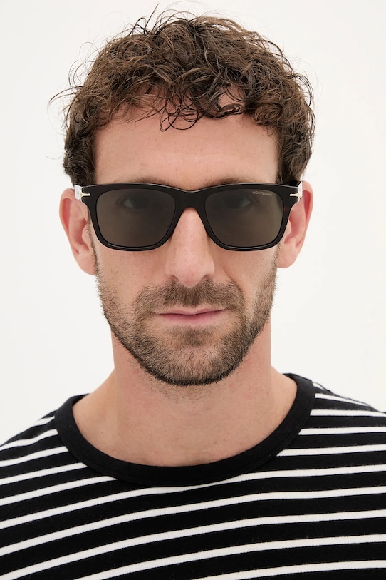 Montblanc ochelari de soare MB0263S verde AA00