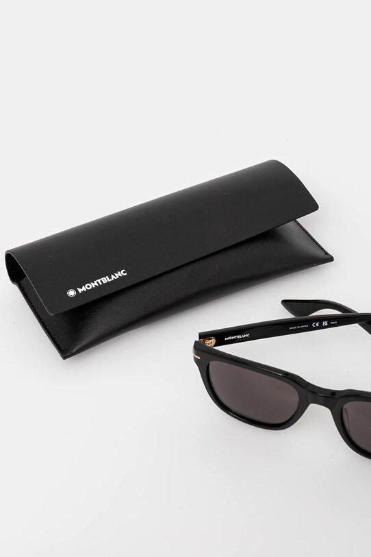 Montblanc okulary przeciwsłoneczne czarny MB0302S