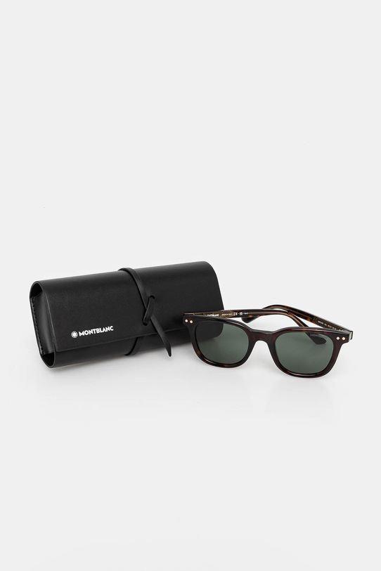 Montblanc okulary przeciwsłoneczne bordowy MB0320S