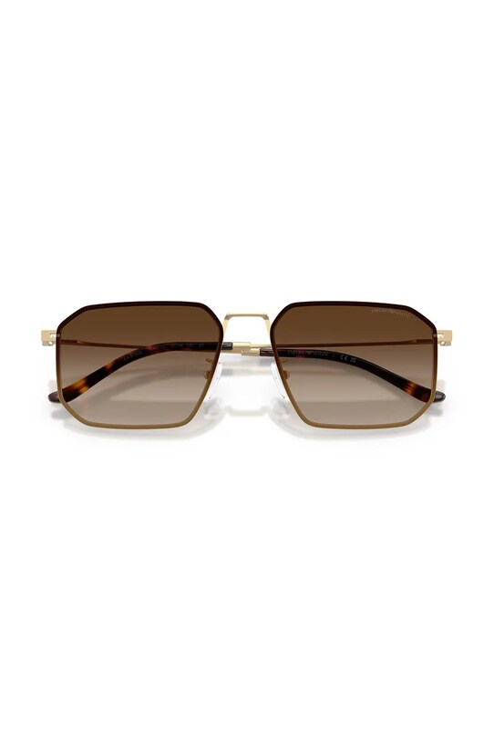 Emporio Armani okulary przeciwsłoneczne 0EA2165D brązowy
