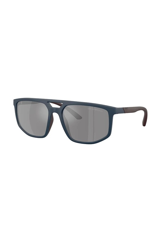 Emporio Armani ochelari de soare neted cu detalii albastru 0EA4248U