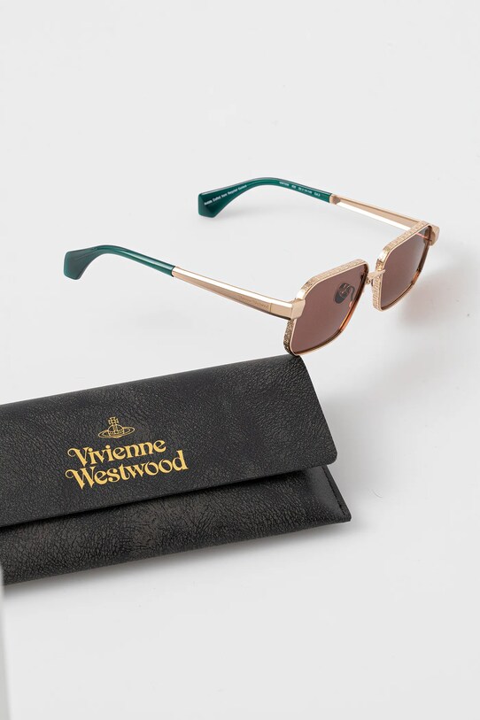 Vivienne Westwood ochelari de soare Mickie VW7036 aur