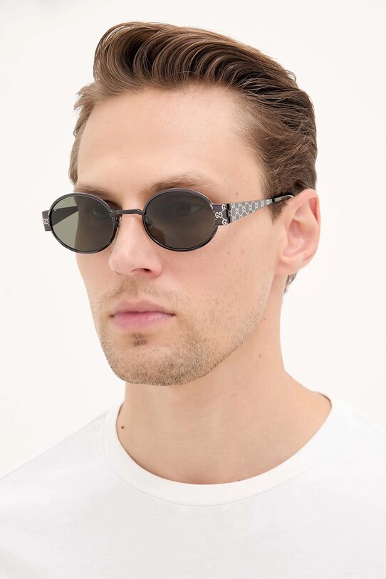 Gucci okulary przeciwsłoneczne jednolita szary GG1854S
