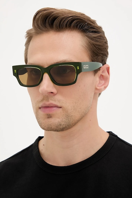 Gucci okulary przeciwsłoneczne jednolita zielony GG1794S