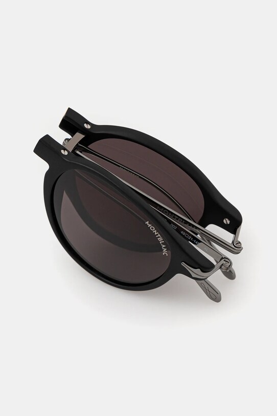 Montblanc okulary przeciwsłoneczne MB0407S czarny