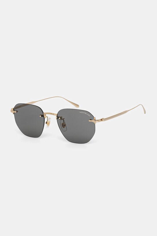 Montblanc okulary przeciwsłoneczne lustrzana złoty MB0405S