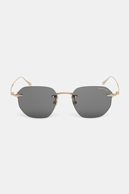 Akcesoria Montblanc okulary przeciwsłoneczne MB0405S złoty