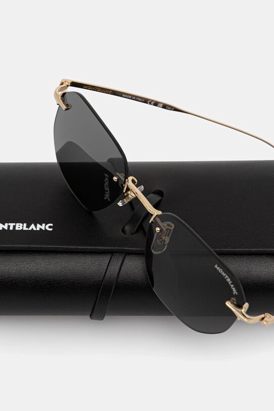 Montblanc okulary przeciwsłoneczne MB0405S złoty