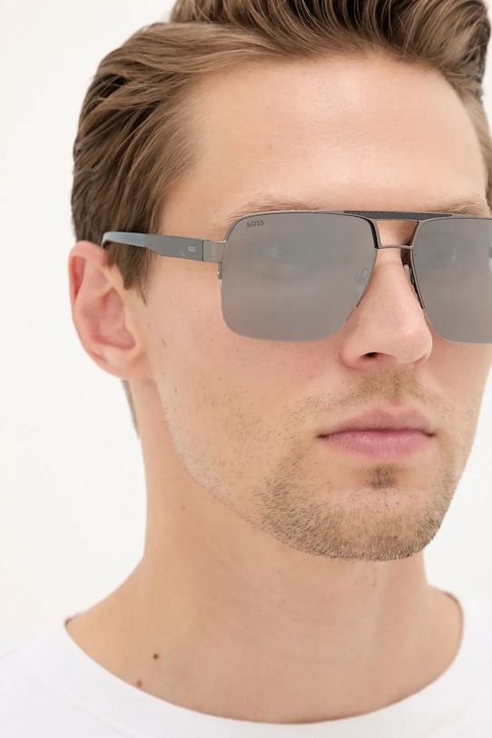 BOSS ochelari de soare BOSS.1767/S gri