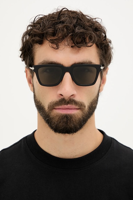Alexander McQueen okulary przeciwsłoneczne AM0519S czarny